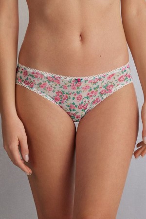 Women Intimissimi Life Is A Flower Panties Multicolor | 2810357-KH