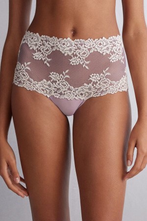 Women Intimissimi Pretty Flowers Hipsterzilian Briefs White | 1694027-QY