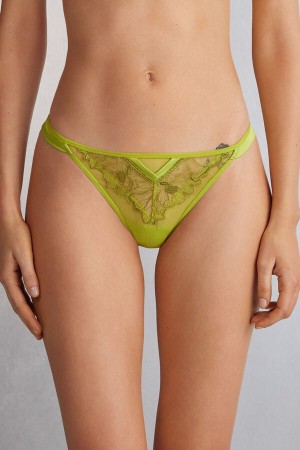 Women Intimissimi Sweet Like Sugar String Thong Green | 4918520-SZ