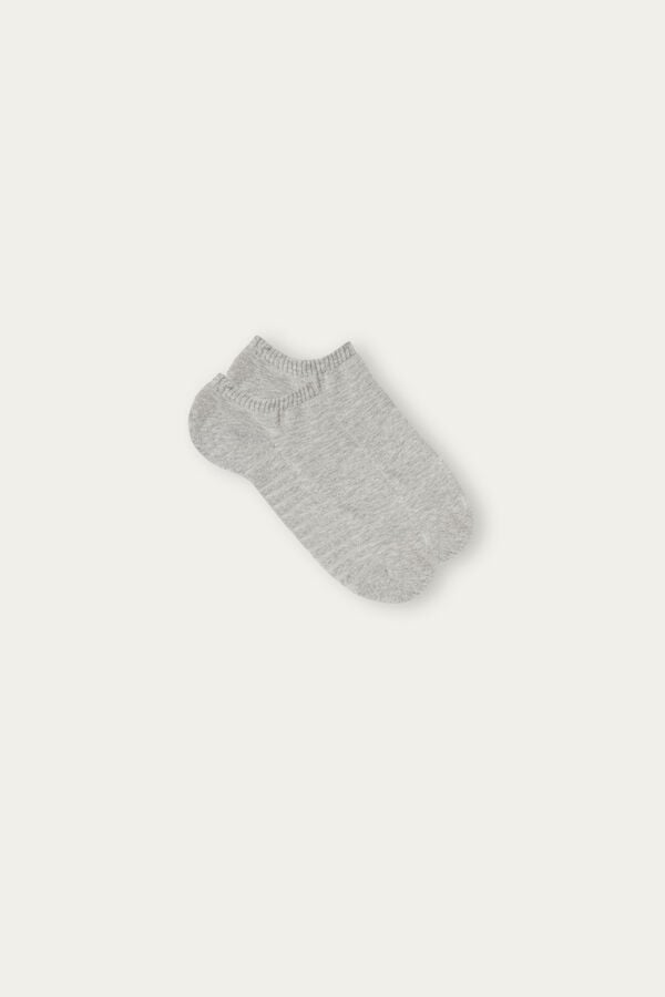 Men Intimissimi No-Show Terrycloth Socks Grey | 3794580-PJ