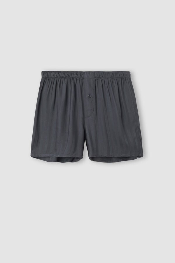 Men Intimissimi Woven Modal Boxer Grey | 5034198-AM