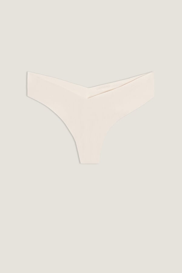 Women Intimissimi 80s-Stylezilian Ultralight Microfiber Briefs Cream Pink | 5932410-NO