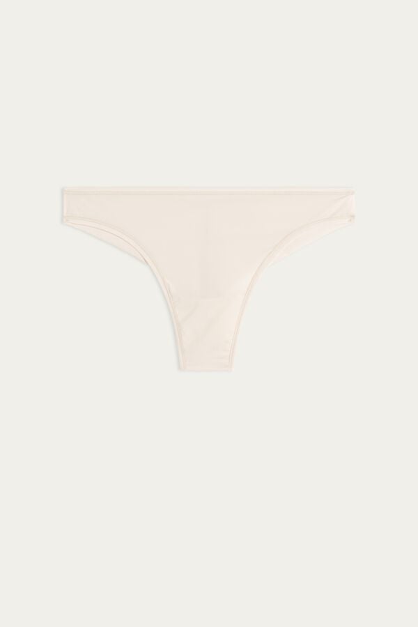 Women Intimissimi Brazilian Ultralight Microfiber Briefs Cream Pink | 1428356-WF