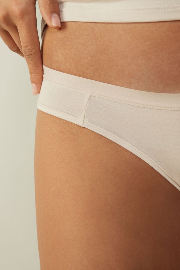 Women Intimissimi Cotton Panties Cream Pink | 5281603-KD