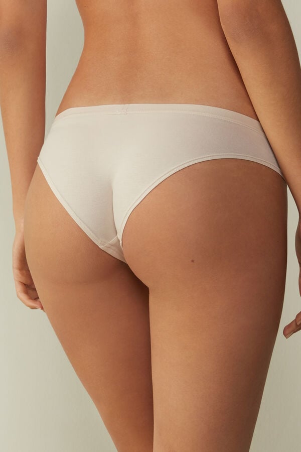 Women Intimissimi Cotton Panties Cream Pink | 5281603-KD