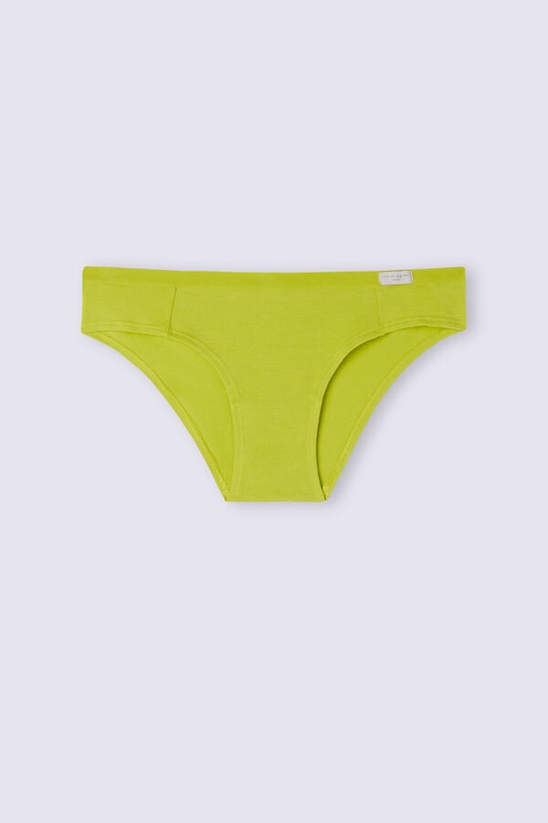 Women Intimissimi Cotton Panties Green | 9637501-IG