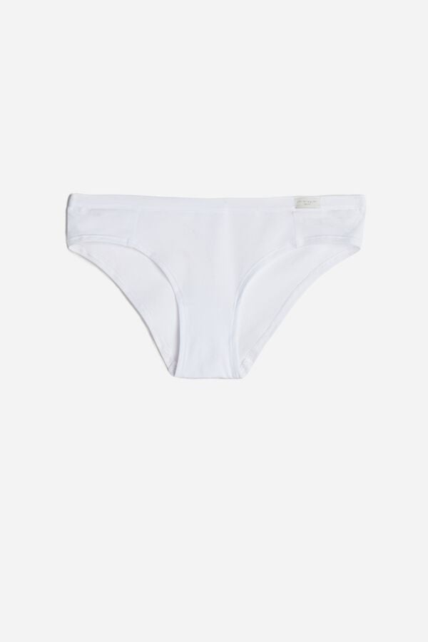 Women Intimissimi Cotton Panties White | 0359418-OA