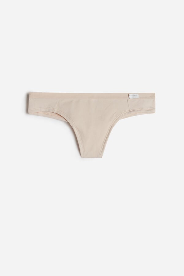 Women Intimissimi Cottonzilian Briefs Cream Pink | 2705461-CH