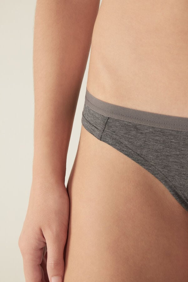 Women Intimissimi Cottonzilian Briefs Grey | 3859147-SZ