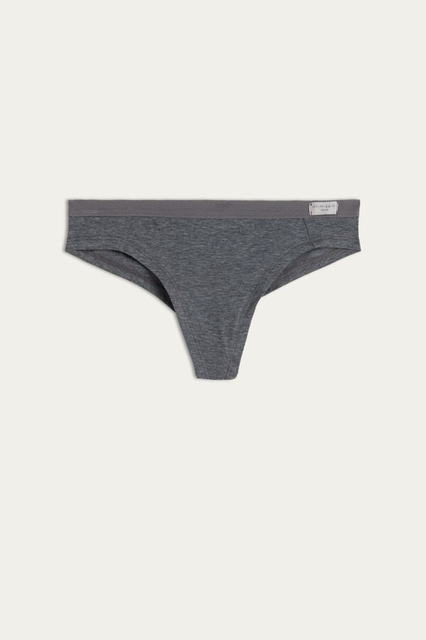 Women Intimissimi Cottonzilian Briefs Grey | 3859147-SZ