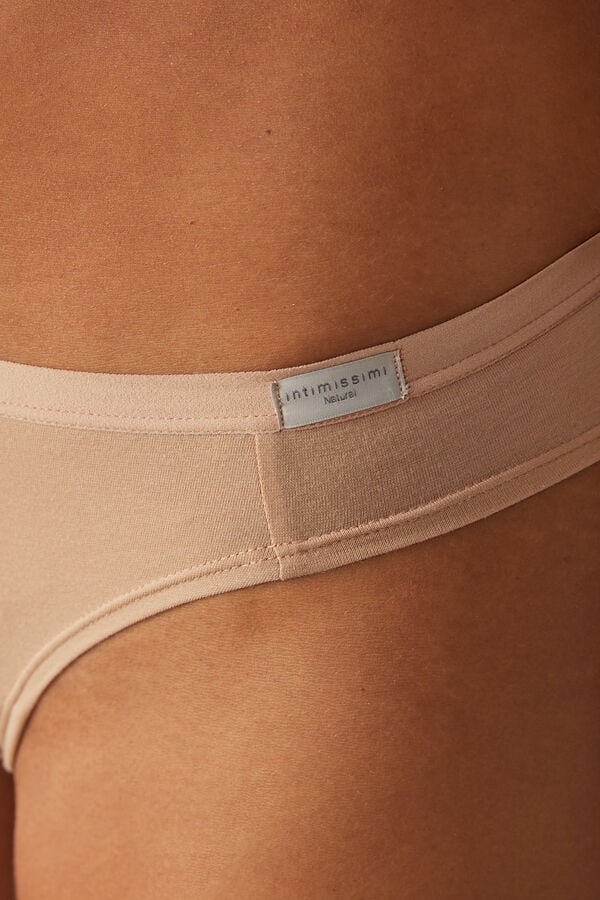 Women Intimissimi Cottonzilian Briefs Orange Beige | 3196207-VC