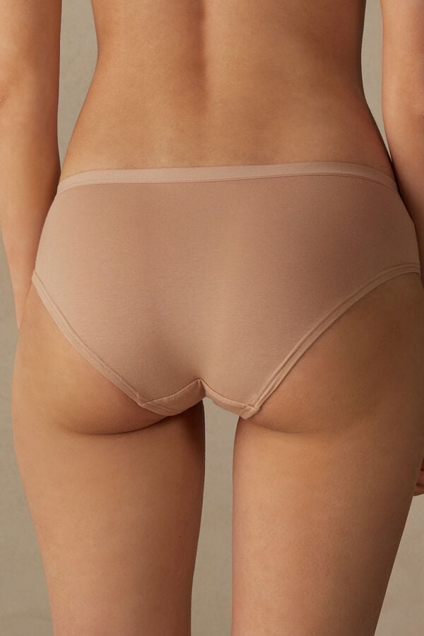 Women Intimissimi Cozy Cotton Panties Orange Beige | 4298673-NJ