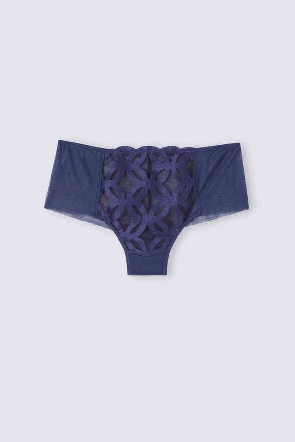 Women Intimissimi Crafted Elegance Hipsterzilian Briefs Purple | 9460128-BU