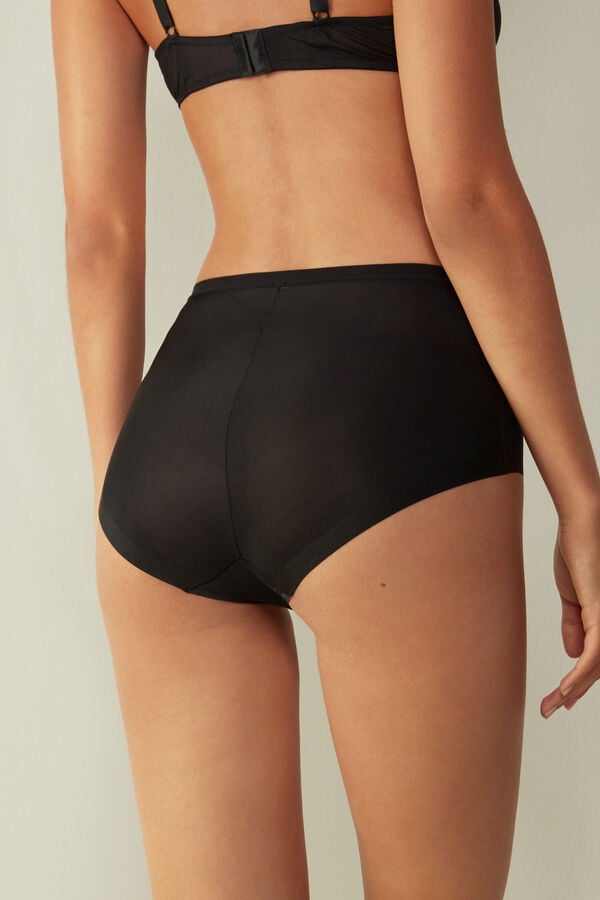 Women Intimissimi Invisible Touch Hipster Briefs Black | 7890654-KG