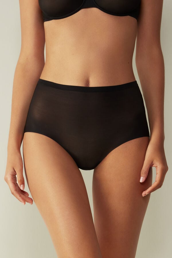 Women Intimissimi Invisible Touch Hipster Briefs Black | 7890654-KG