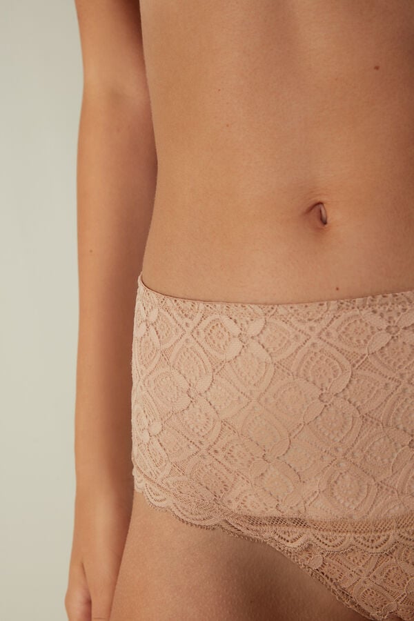 Women Intimissimi Lace Hipster Briefs Orange Beige | 3214679-AT