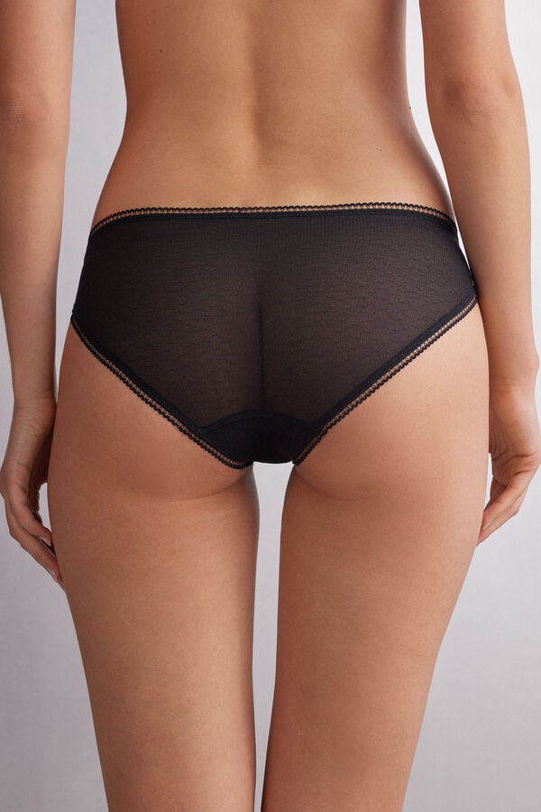 Women Intimissimi Lace Never Gets Old Panties Black | 2167543-SG