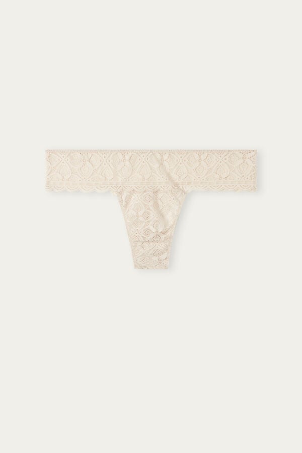 Women Intimissimi Lacezilian Briefs Cream Pink | 6854091-YL