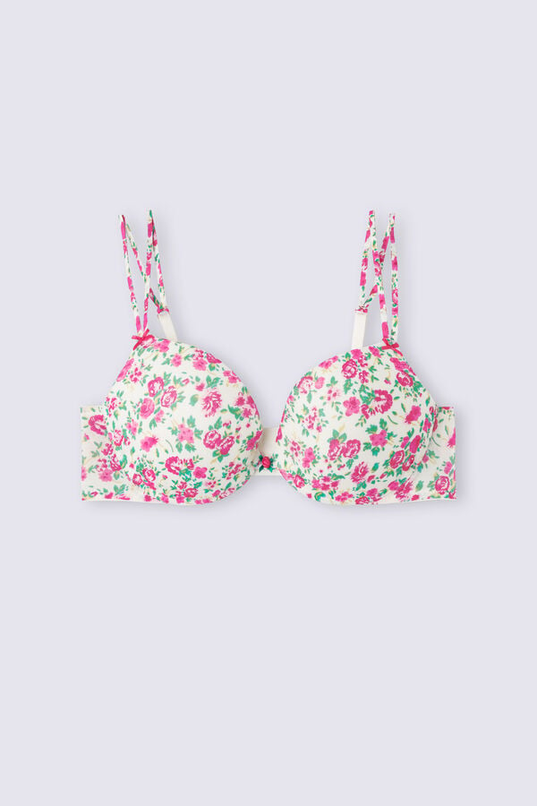 Women Intimissimi Life Is A Flower Simona Super Push-Up Bra Multicolor | 5284673-AZ