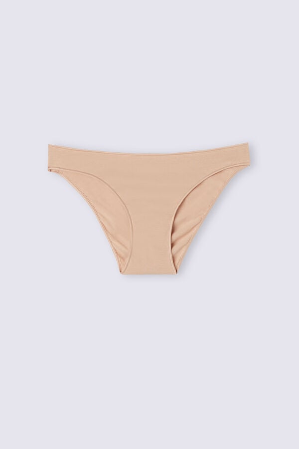 Women Intimissimi Low Rise Cotton Panties Orange Beige | 3981467-RU