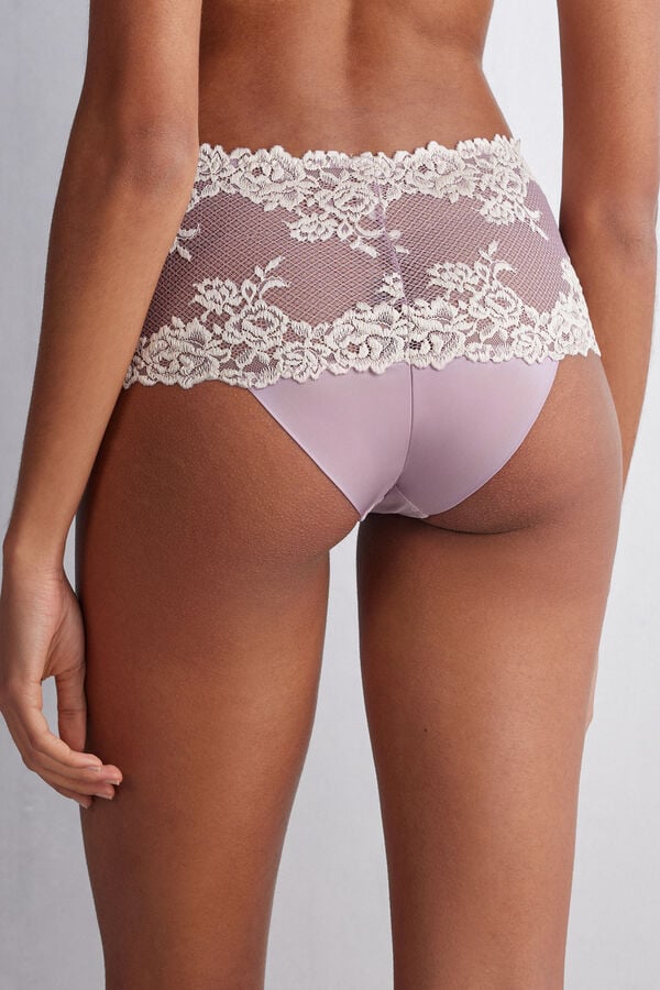 Women Intimissimi Pretty Flowers Hipsterzilian Briefs White | 1694027-QY