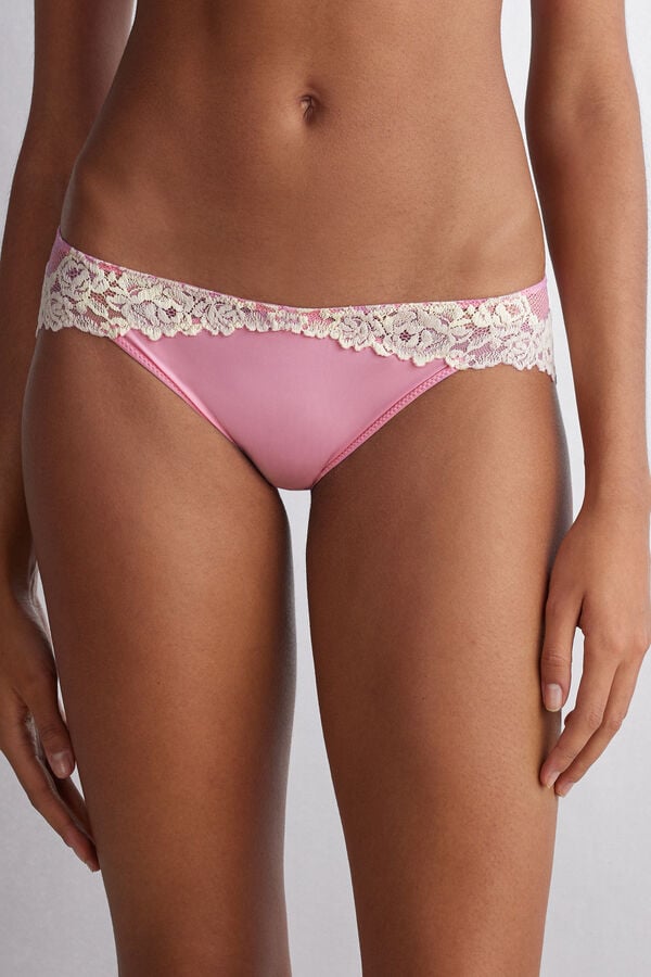 Women Intimissimi Pretty Flowers Panties Pink / White | 5802746-XE