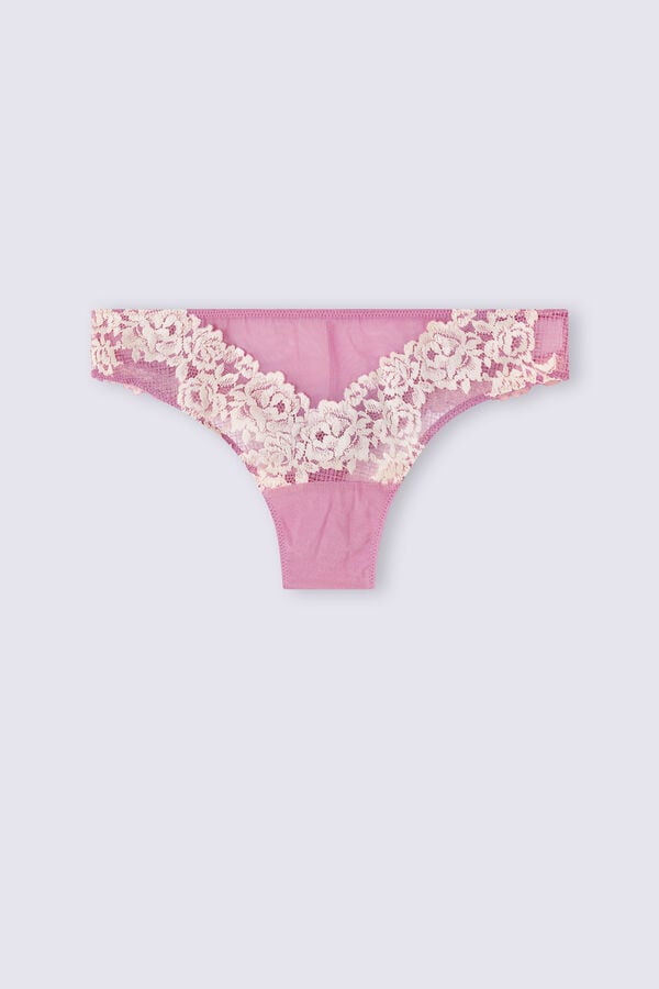 Women Intimissimi Pretty Flowerszilian Briefs Pink / White | 3041562-QS