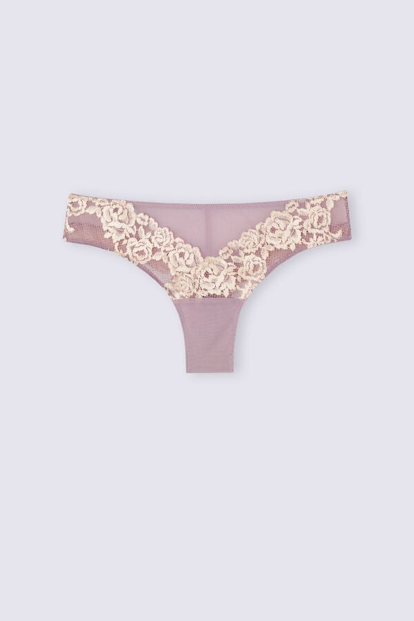 Women Intimissimi Pretty Flowerszilian Briefs White | 3285710-PC