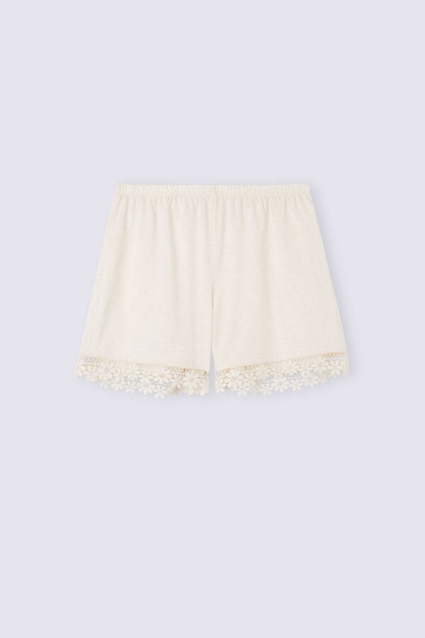 Women Intimissimi Romance Yourself Ultrafresh Cotton Shorts Light Yellow | 0813742-VI