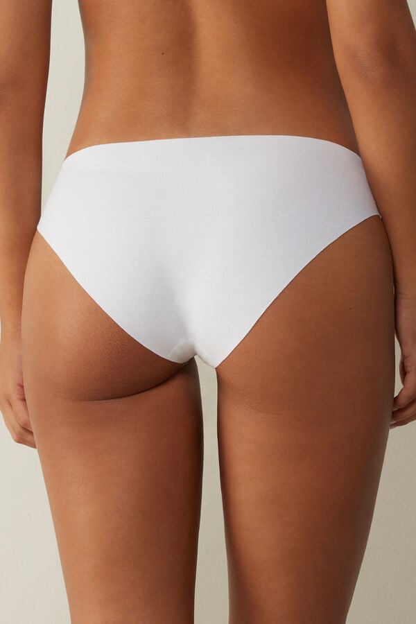 Women Intimissimi Seamless Cotton Panties White | 6715394-CI