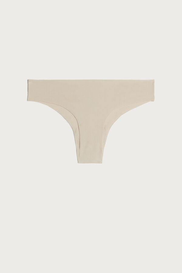 Women Intimissimi Seamless Cottonzilian Briefs Cream Pink | 7624509-AL