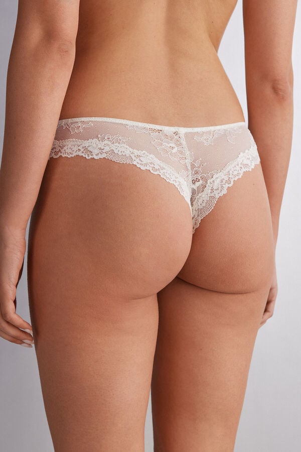 Women Intimissimi Secret Gardenzilian Briefs Light Yellow | 4678513-TK