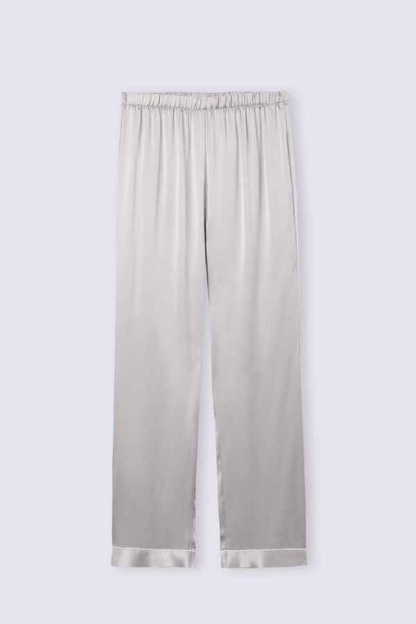 Women Intimissimi Silk Satin Pants Grey | 6248957-VM