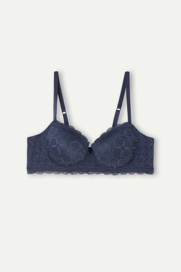 Women Intimissimi Sofia Balconette Lace Bra Blue | 5372098-GV