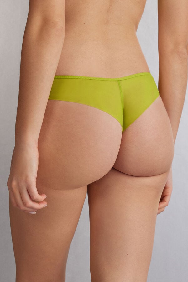 Women Intimissimi Sweet Like Sugarzilian Briefs Green | 9210746-OU