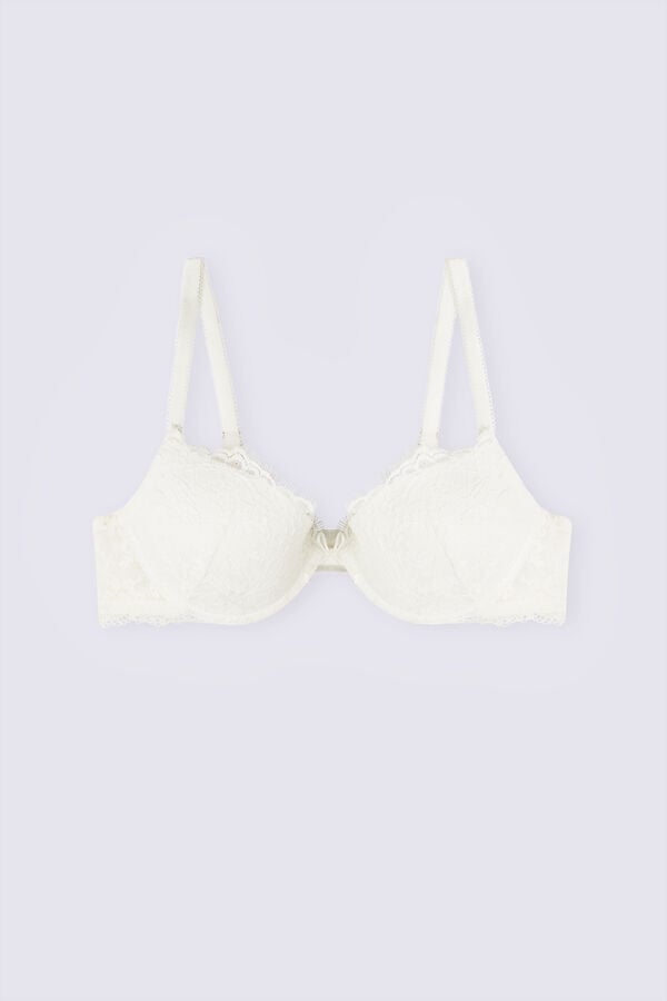 Women Intimissimi The Most Romantic Season Bellissima Push-Up Bra White | 0481673-SF