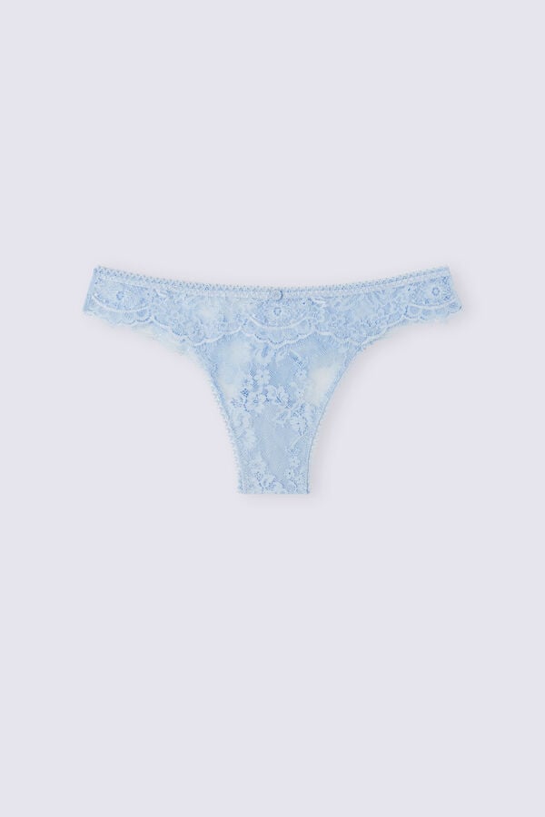 Women Intimissimi The Most Romantic Seasonzilian Briefs Blue | 7824530-YR