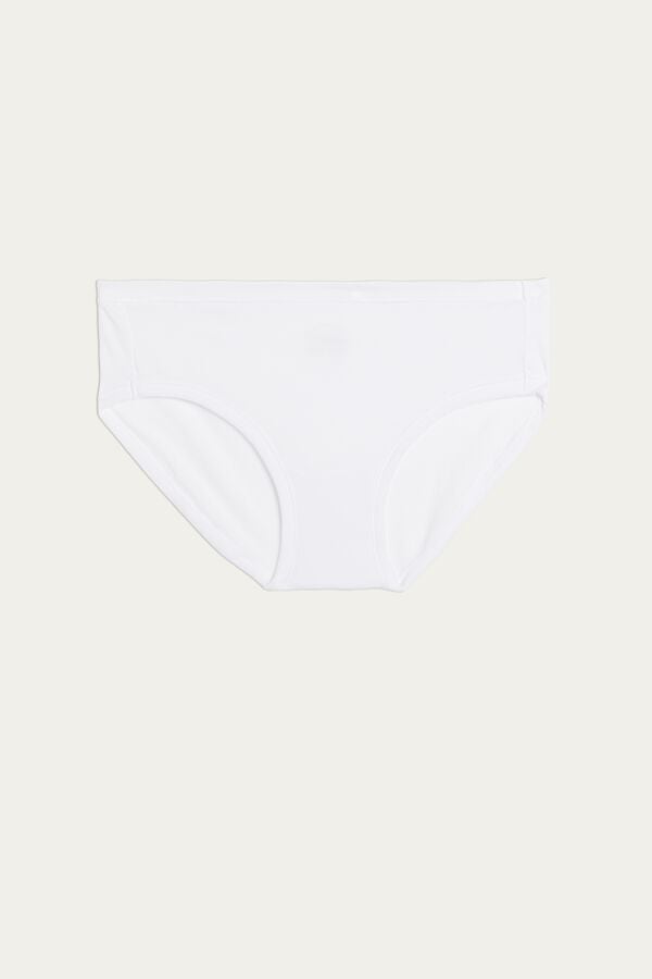 Women Intimissimi Ultralight Cotton Panties White | 2075186-OI