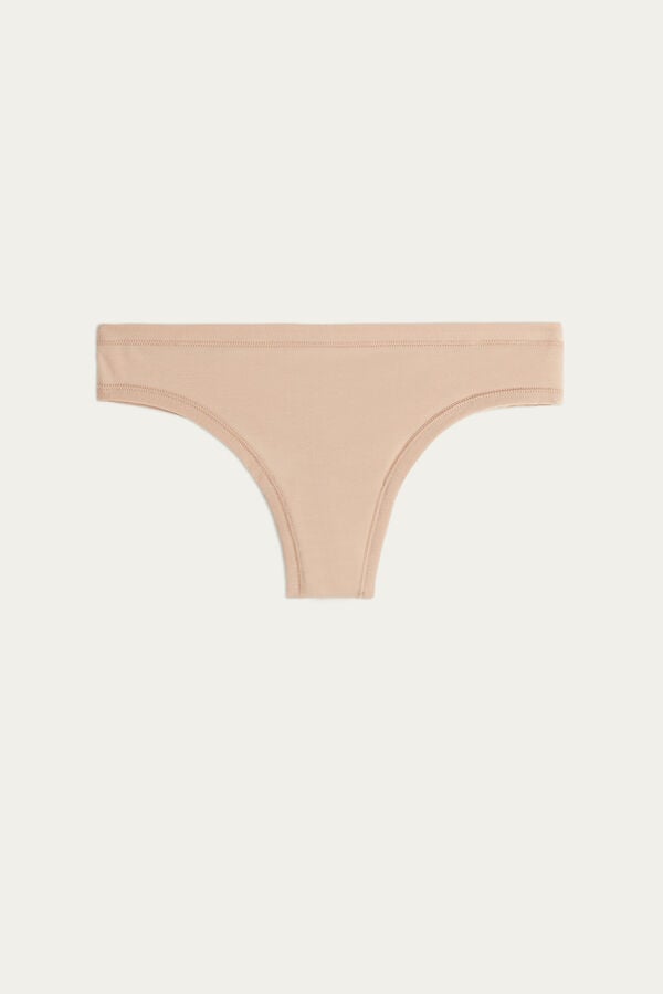 Women Intimissimi Ultralight Cottonzilian Briefs Orange Beige | 0457981-TZ