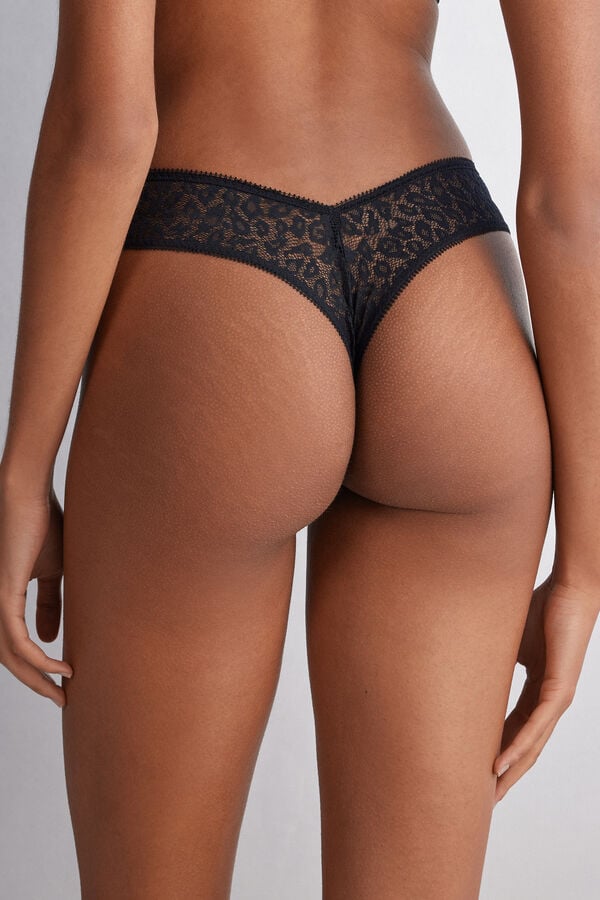 Women Intimissimi Your Wild Side ‘80s Stylezilian Briefs Black | 2097645-JC